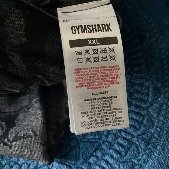 Gymshark Gray Camouflage Leggings - Picture 5 of 5